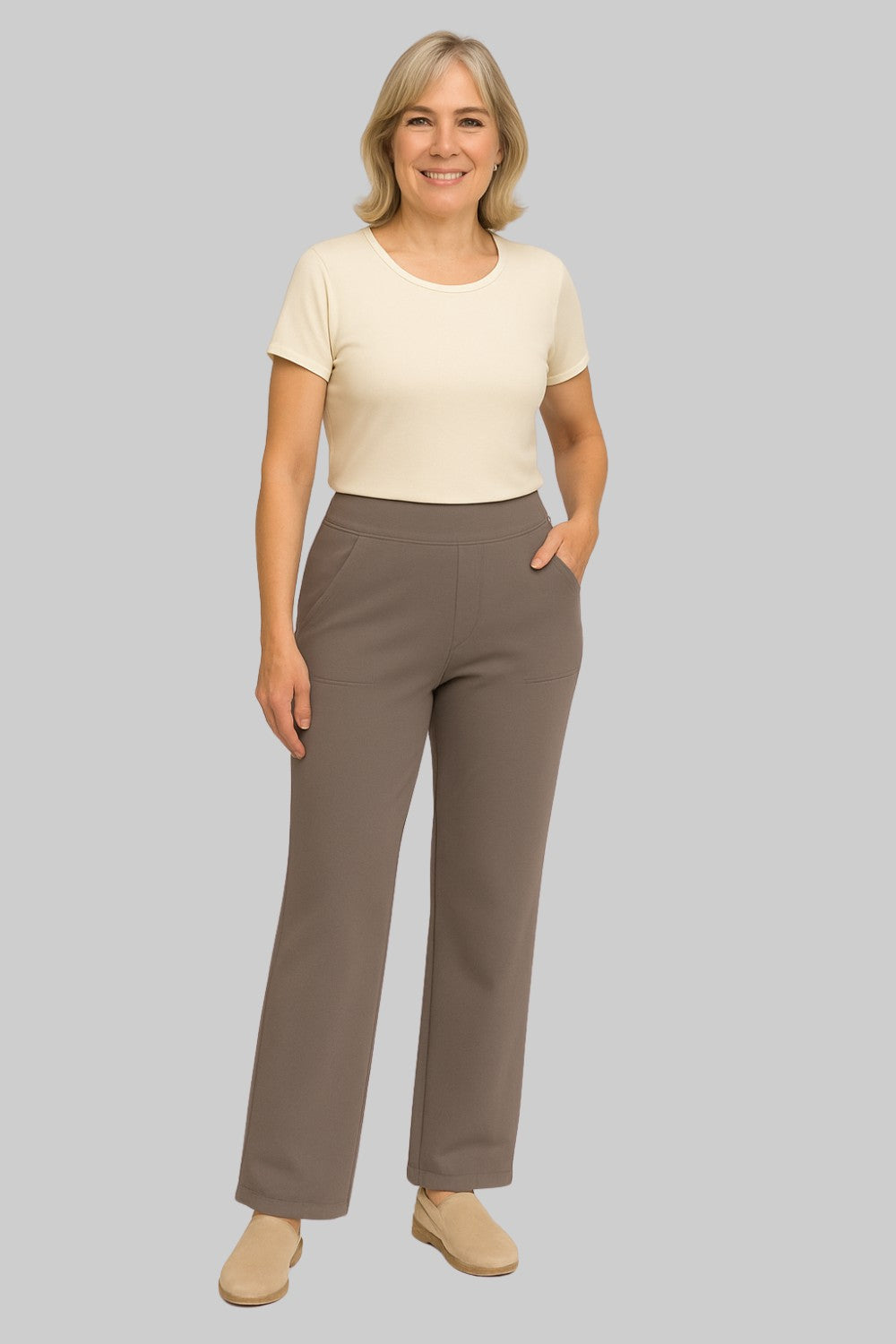 Calista | Eleganta byxor i mjuk jersey